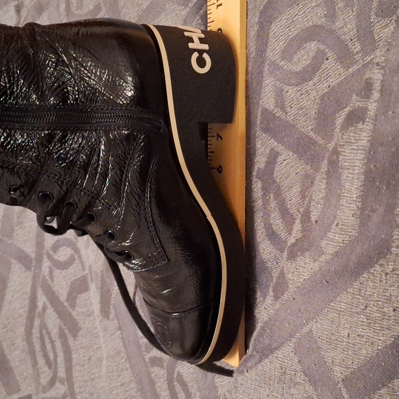CHANEL Lace up Boots - Picture 14 of 16